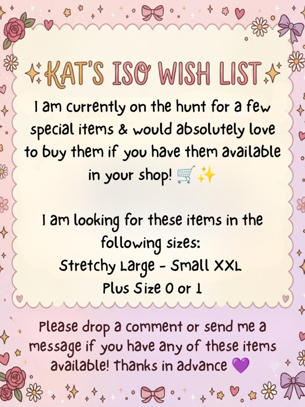 Part 2 ✨ Help Me Find My Dream Items! ✨